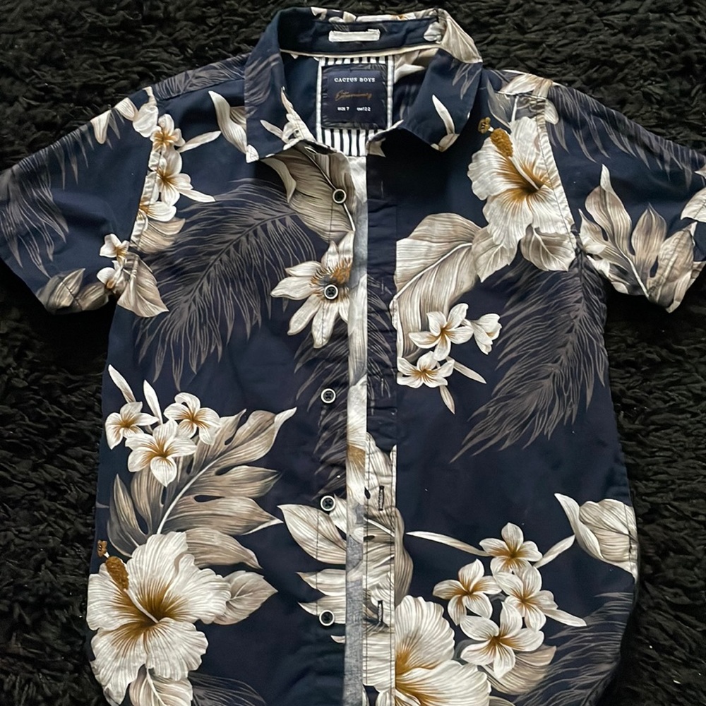 Cactus boys button down